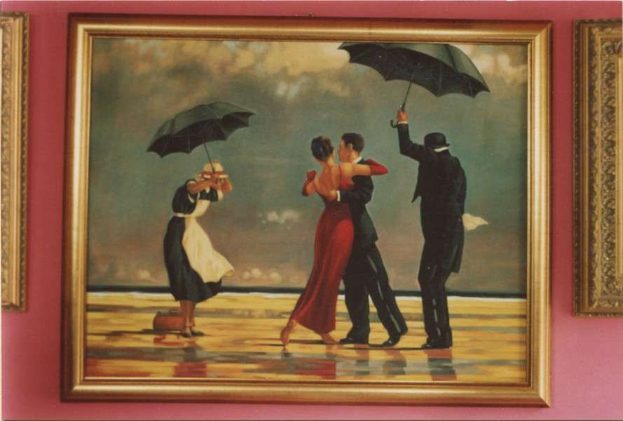 Da: Jack Vettriano - The singing butler - Olio su tela