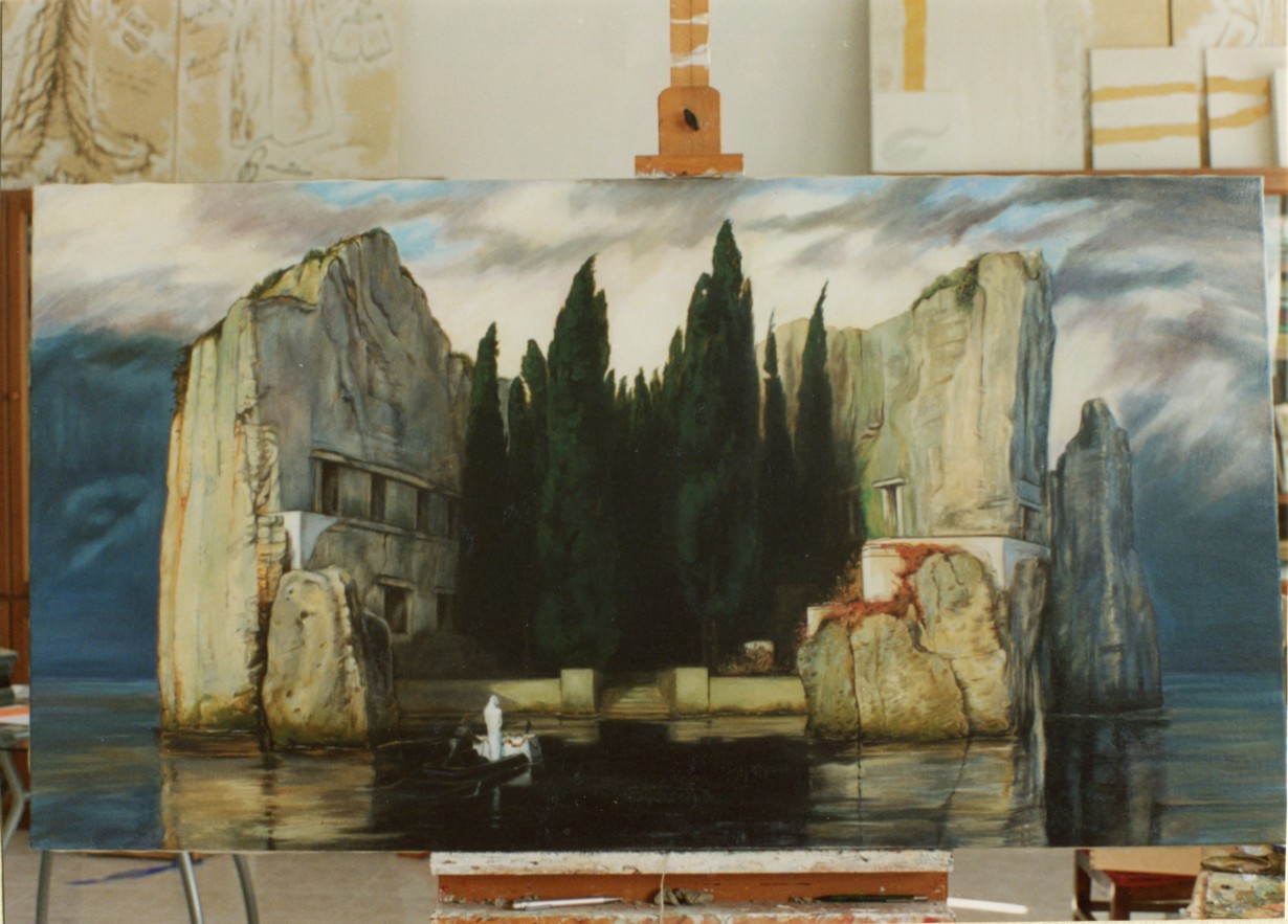 Da: Arnold Bcklin - L'isola dei morti - Olio su tela