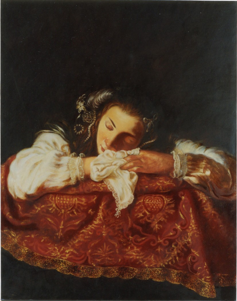 Da: Pittore Ungherese del XVII sec. senza titolo, Olio su tela cm. 30 x 40
