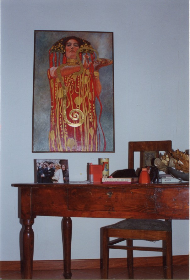 Da: Gustav Klimt - La medicina - particolare olio su tela