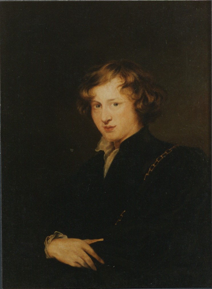 Da: Antoon van Dyck - Autoritratto in et giovanile - olio su tela cm. 30 x 40