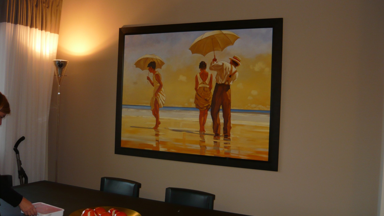Da: Jack Vettriano - Mad Dogs - olio su tela cm. 140 x 100