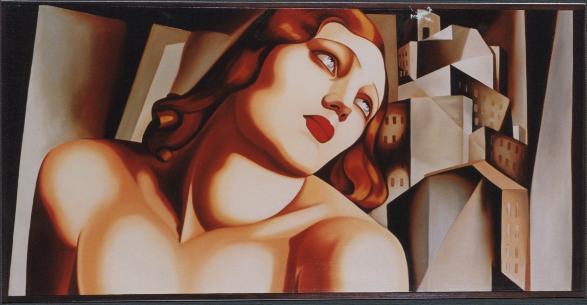 Da: Tamara de Lempicka - Andromeda - particolare olio su tela cm. 50 x 100